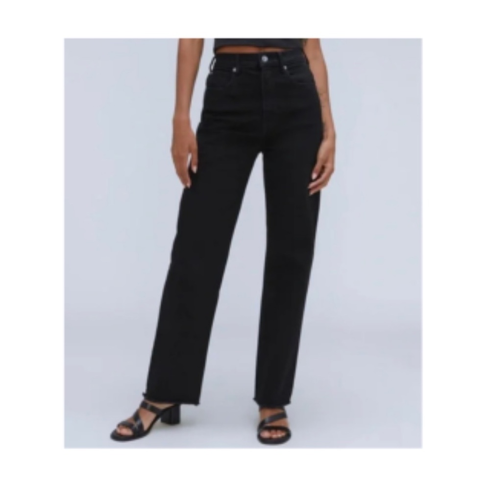 Everlane The High Way Jean in Black.  Size Reg 29.